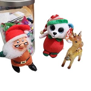 Three vintage Christmas decor / ornaments